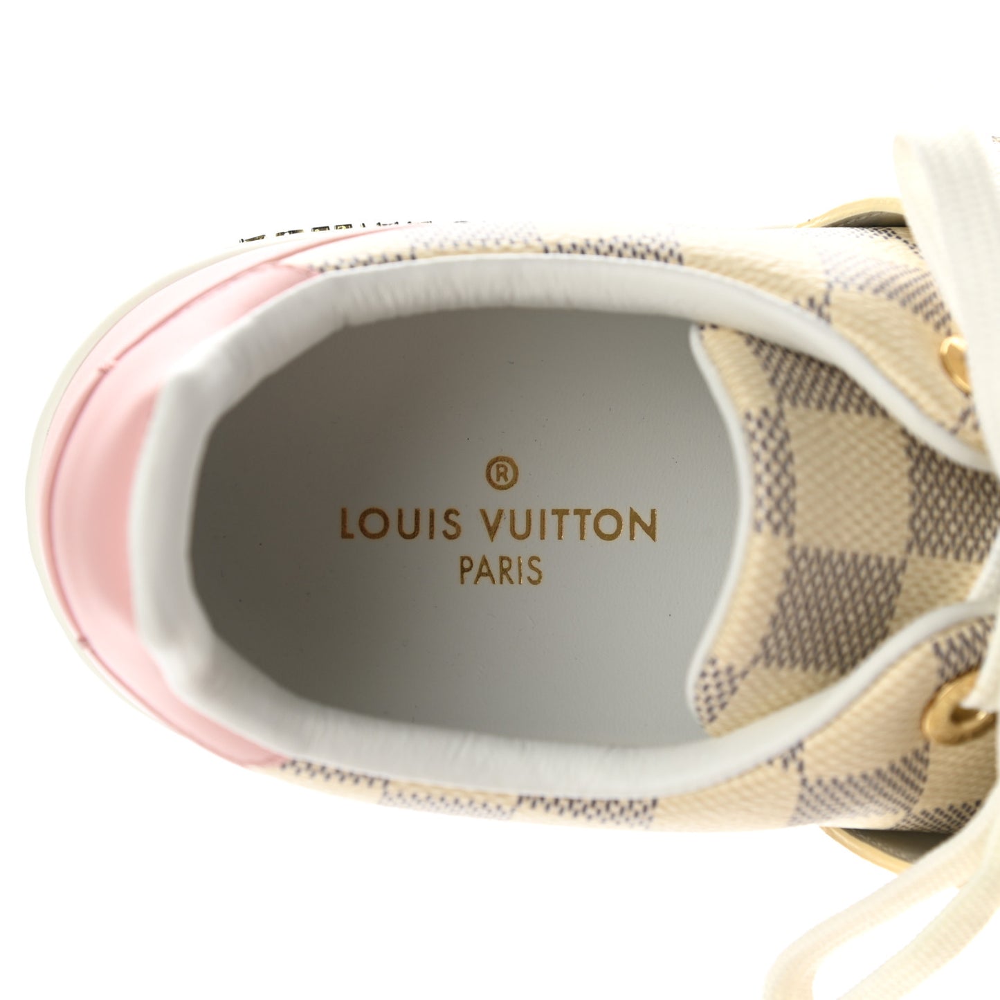 Damier Azur Summer Trunks Frontrow Sneaker 37