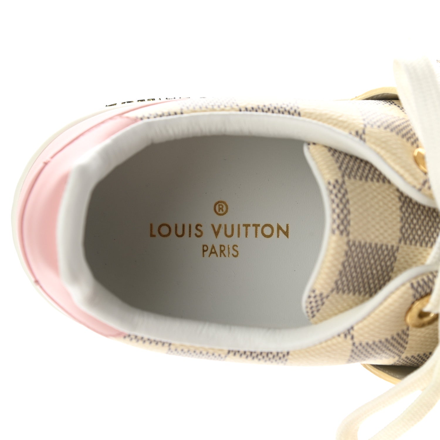 Louis Vuitton Damier Azur Summer Trunks Frontrow Sneaker 37 7 of 9