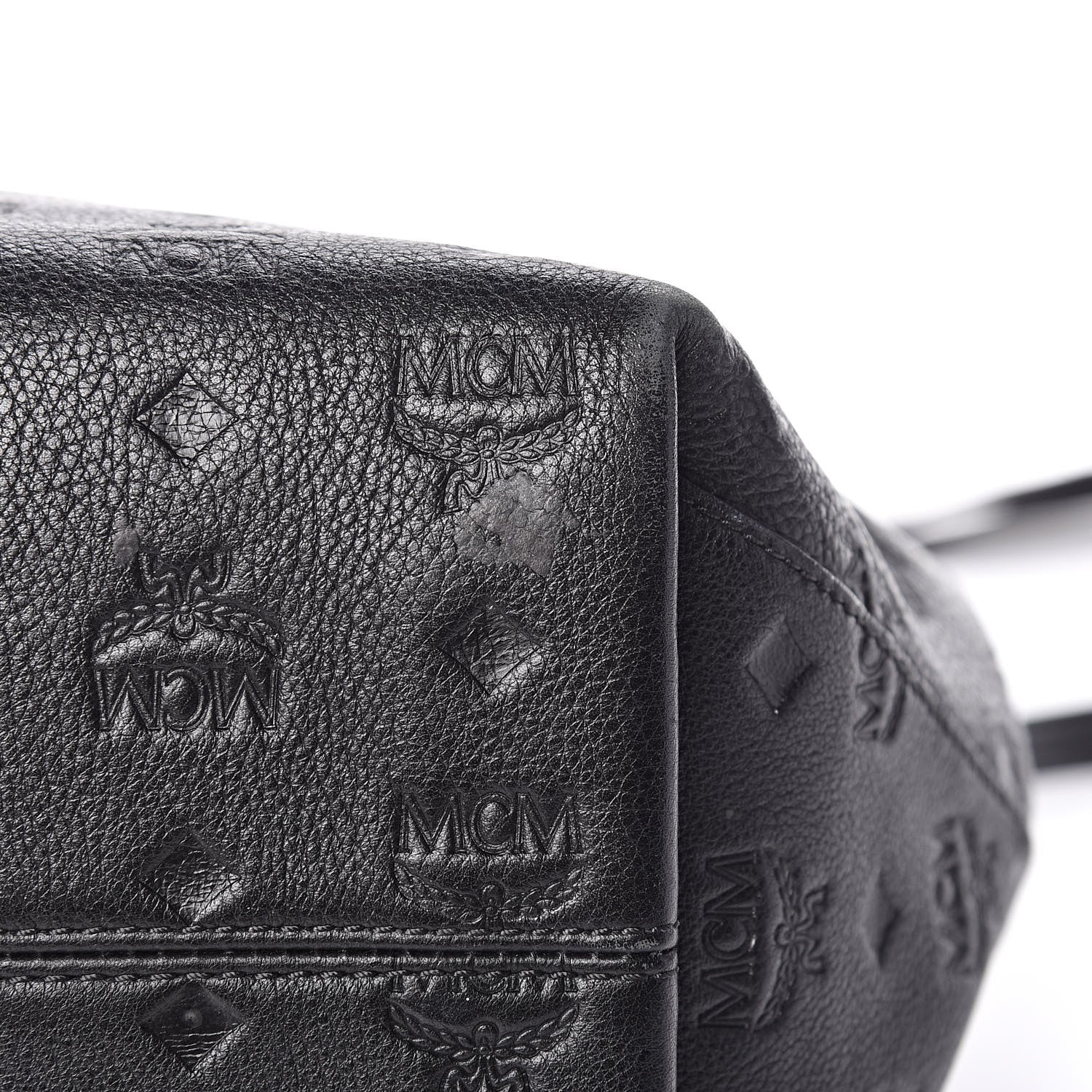 MCM Calfskin Ottomar Klara Bucket Black 14 of 14