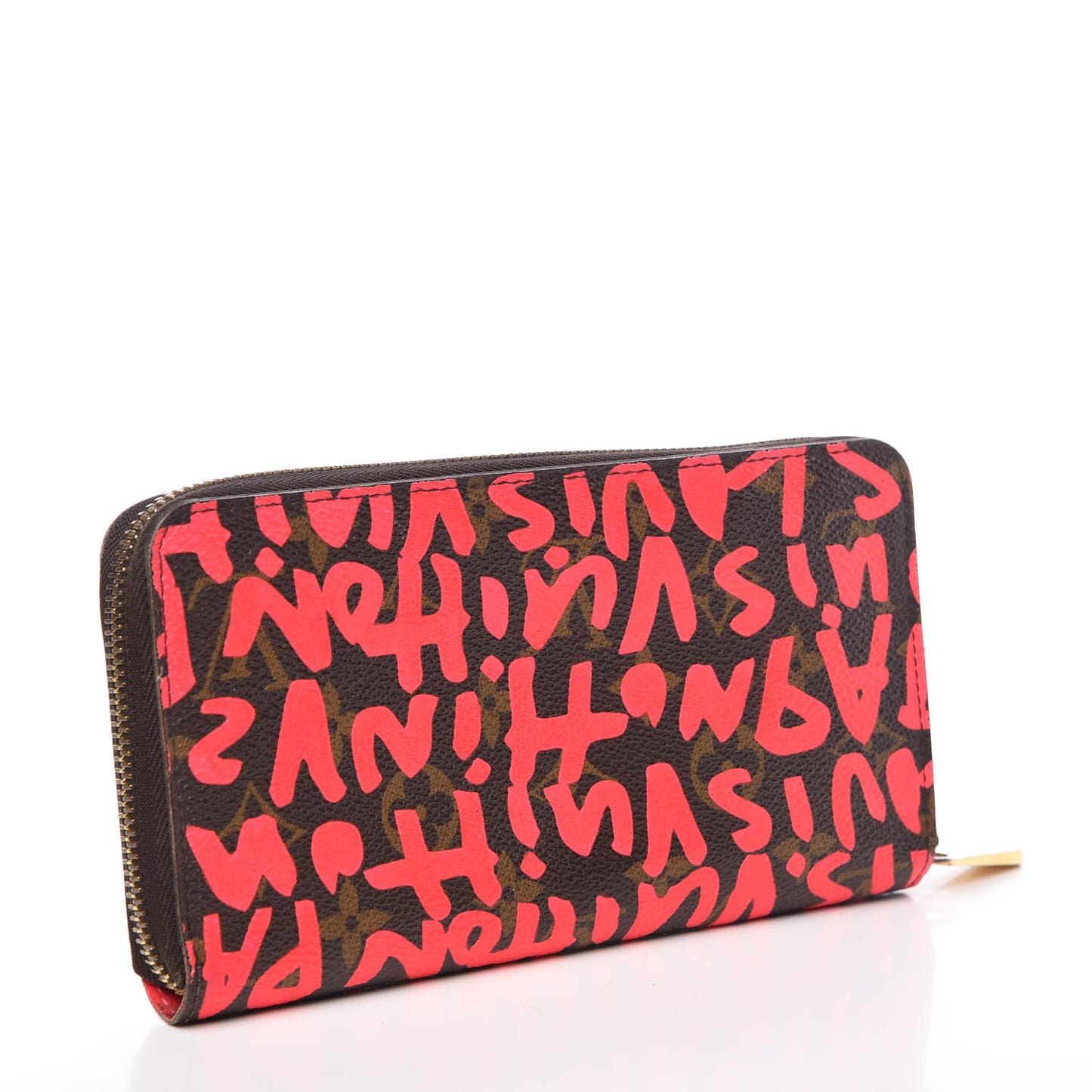 Monogram Graffiti Zippy Wallet Fuchsia