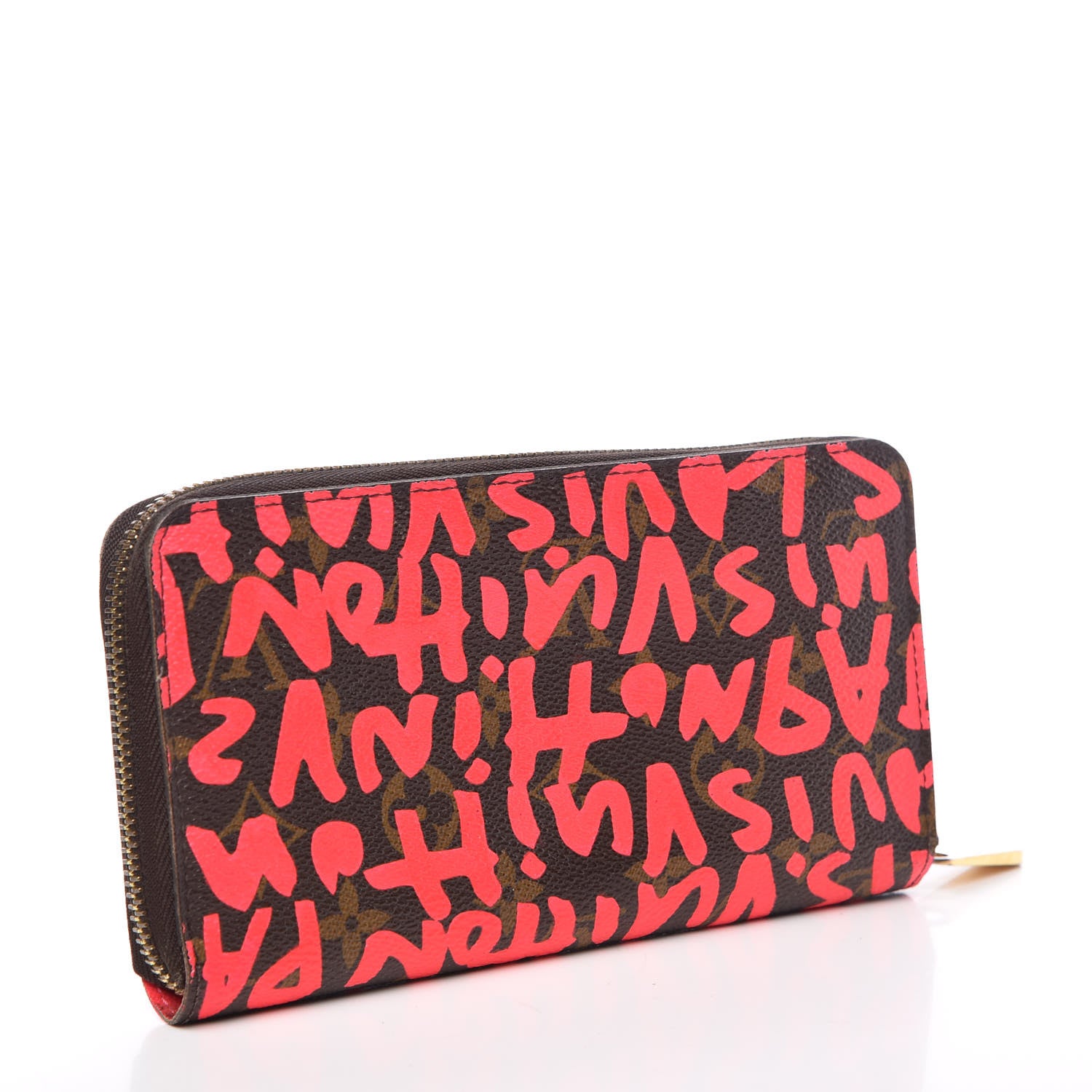Louis Vuitton Monogram Graffiti Zippy Wallet Fuchsia 3 of 8