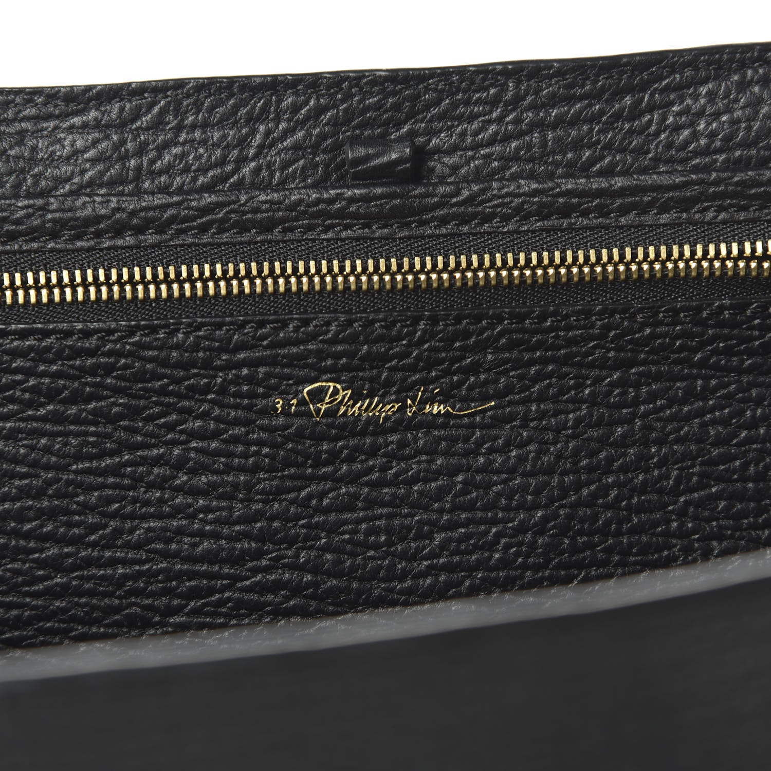 3.1 Phillip Lim 3.1 Textured Calfskin Large Pashli Satchel Black 8 of 10
