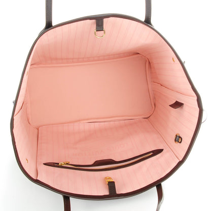 Louis Vuitton Damier Ebene Neo Neverfull MM Rose Ballerine 5 of 8