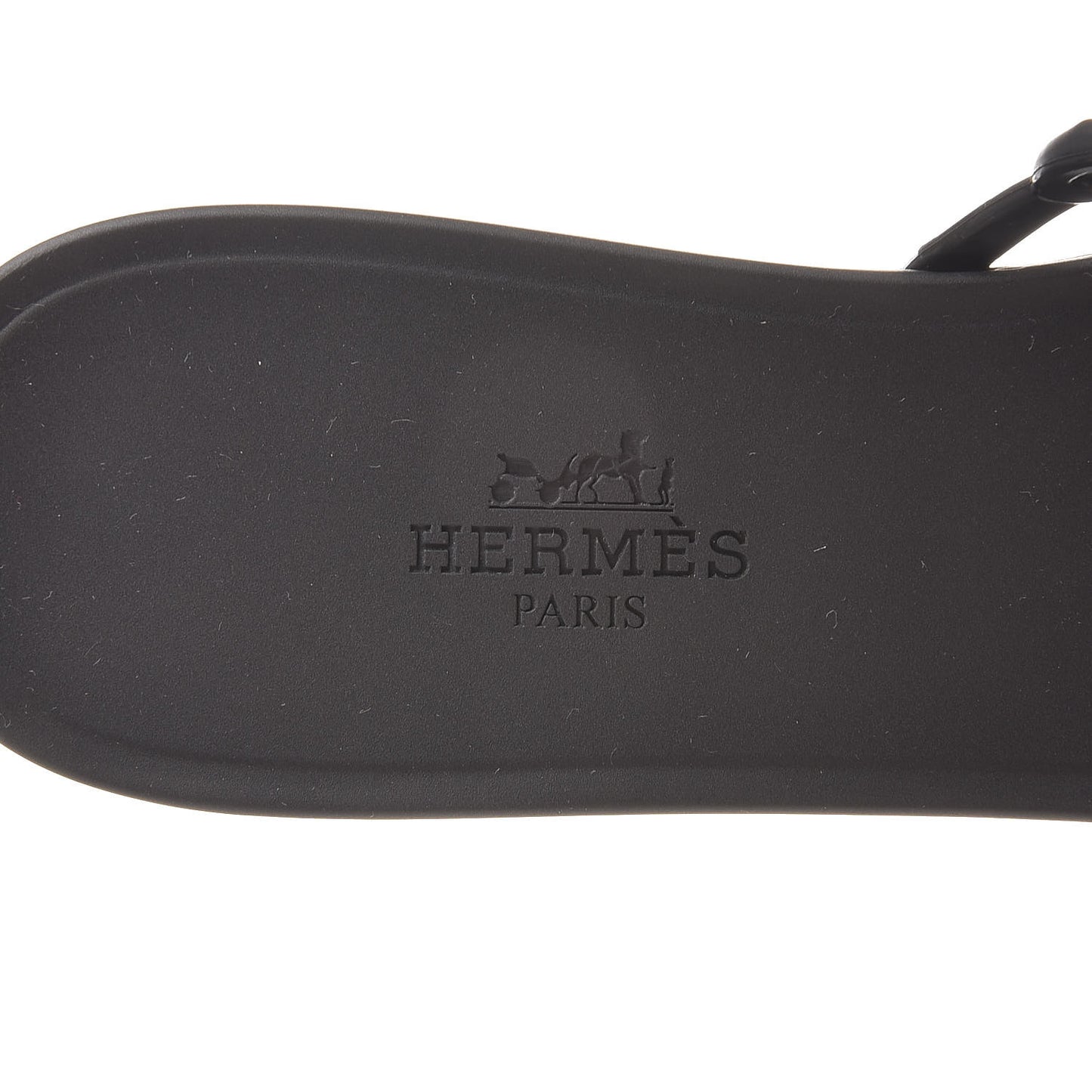 Rubber Chaine d'Ancre Rivage Sandals 36 Black