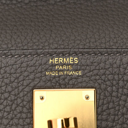 Hermes Togo Kelly Retourne 28 Etain 6 of 11