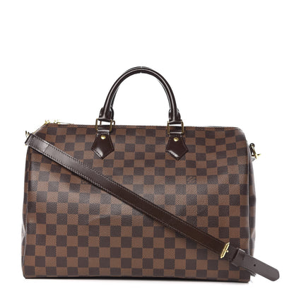 Louis Vuitton Damier Ebene Speedy Bandouliere 35 1 of 11