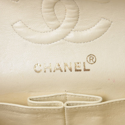 Chanel Jersey Quilted Small Bijoux Chain Double Flap Beige 6 of 13