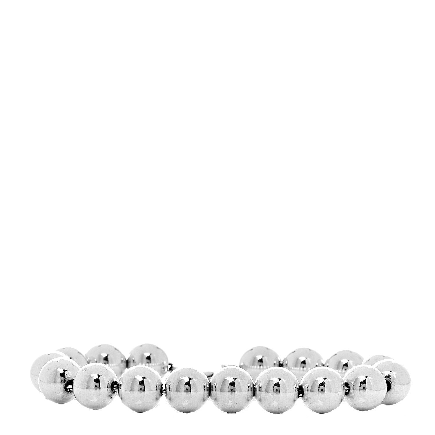 Tiffany Sterling Silver 10mm HardWear Ball Bracelet 1 of 5