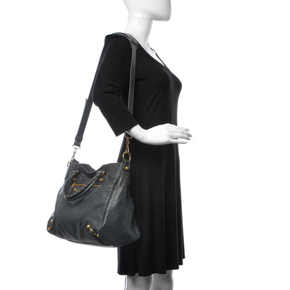 Balenciaga Agneau Giant 12 Gold Hardware Velo Gris Fossile Anthracite 2 of 11