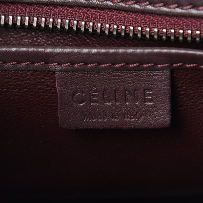 Celine Smooth Calfskin Nano Luggage Burgundy 9 of 32