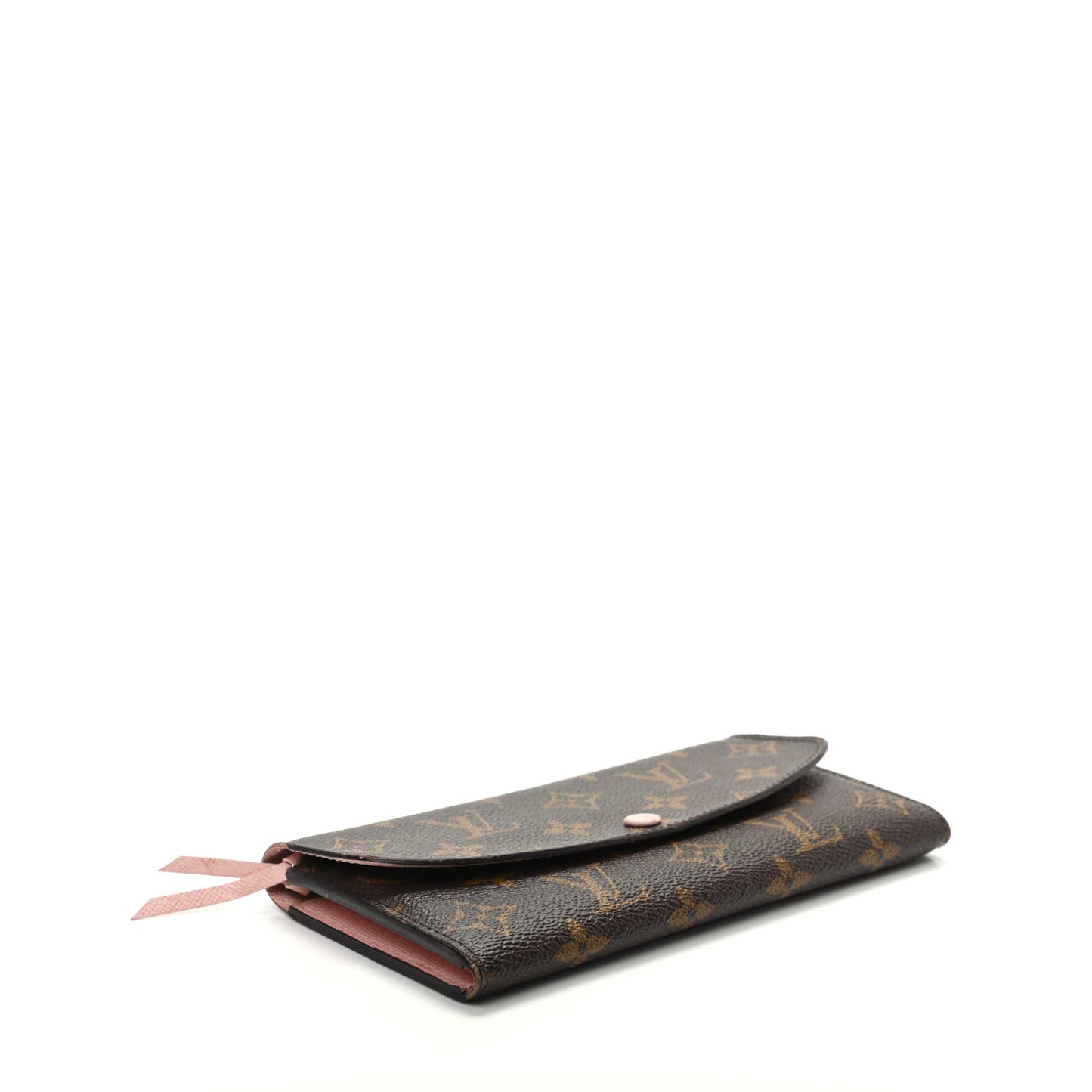 Monogram Emilie Wallet Rose Ballerine