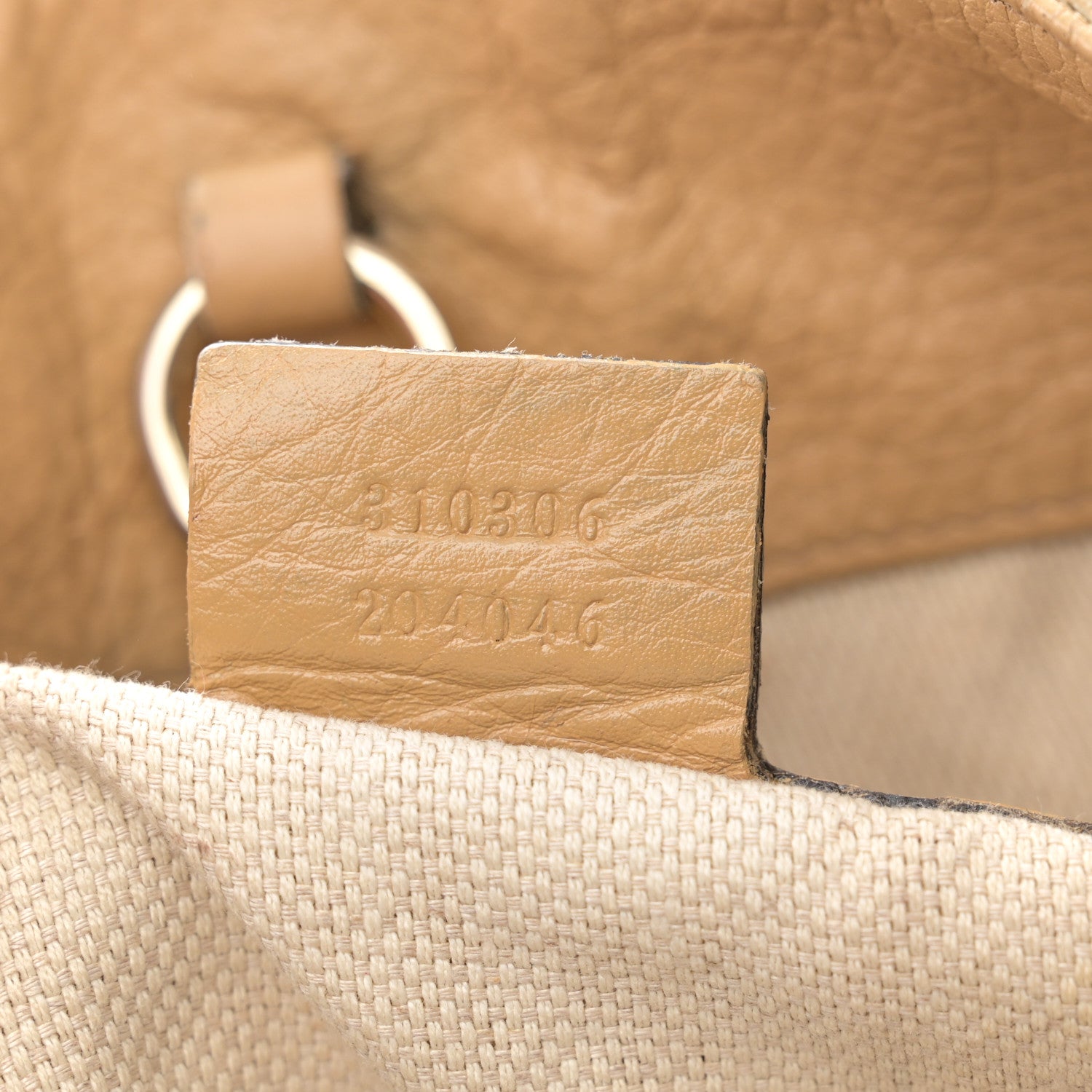 Gucci Pebbled Calfskin Large Soho Chain Shoulder Bag Nude 7 of 15