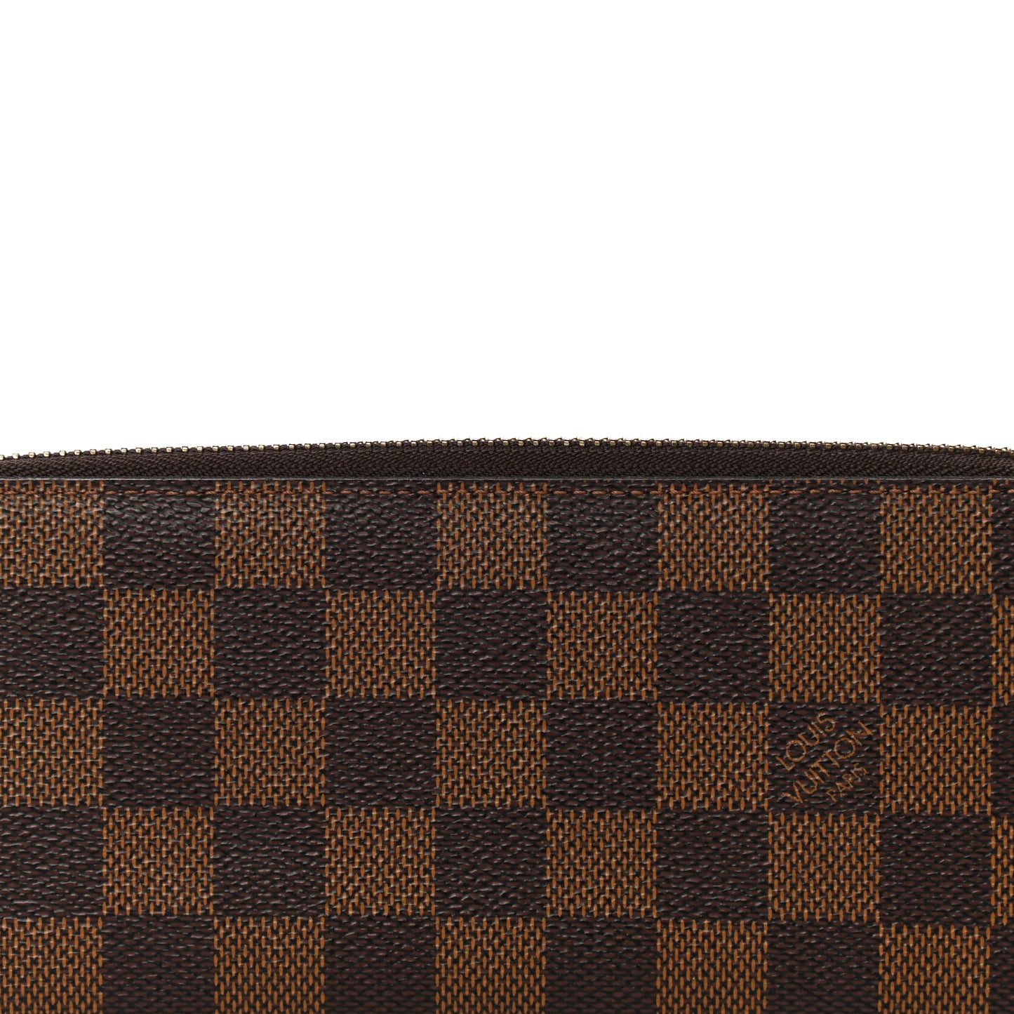 Damier Ebene Clemence Wallet Cherry
