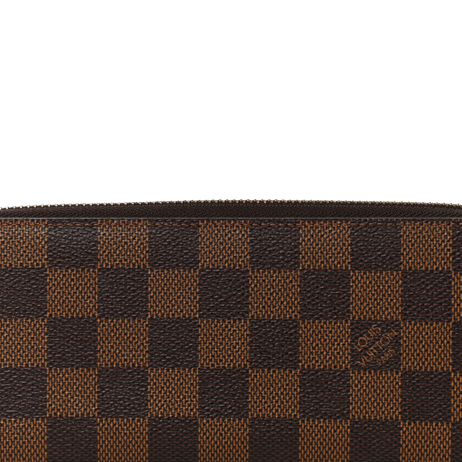 Louis Vuitton Damier Ebene Clemence Wallet Cherry 7 of 11