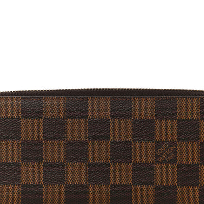 Louis Vuitton Damier Ebene Clemence Wallet Cherry 7 of 11