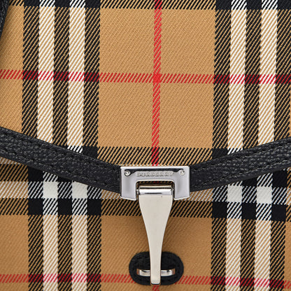 Burberry Vintage Check Small Macken Crossbody Bag Black 5 of 12
