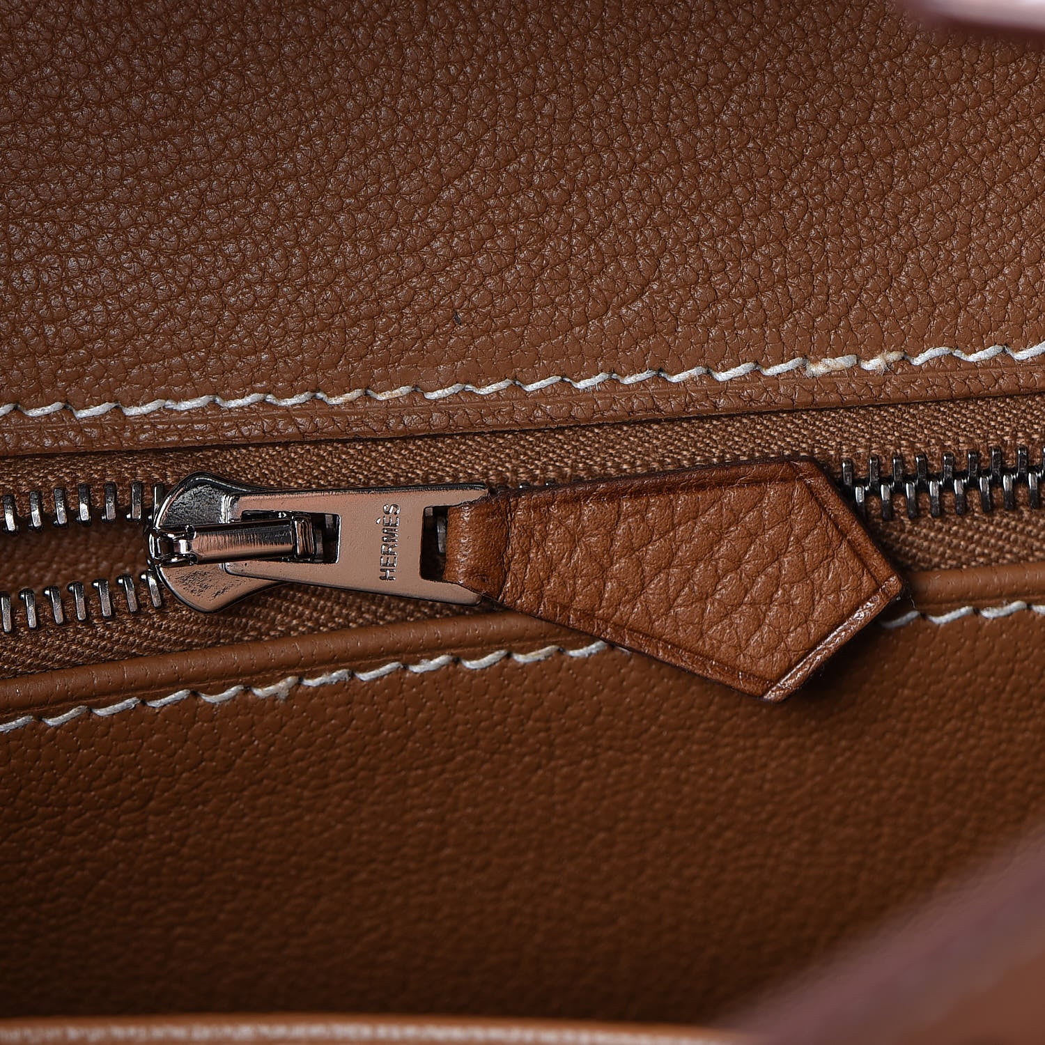 Hermes Natural Barenia Faubourg Birkin 25 Fauve 17 of 31