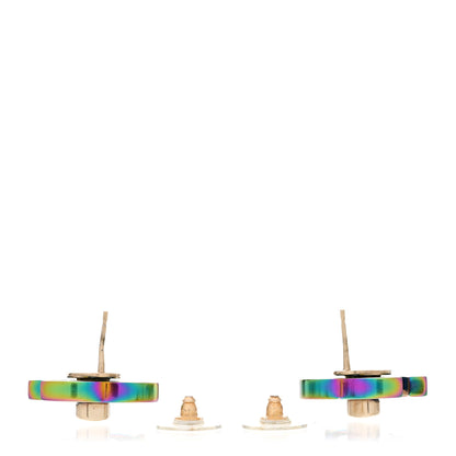 Chanel Metal CC Turnlock Interchangeable Earrings Gold 4 of 8