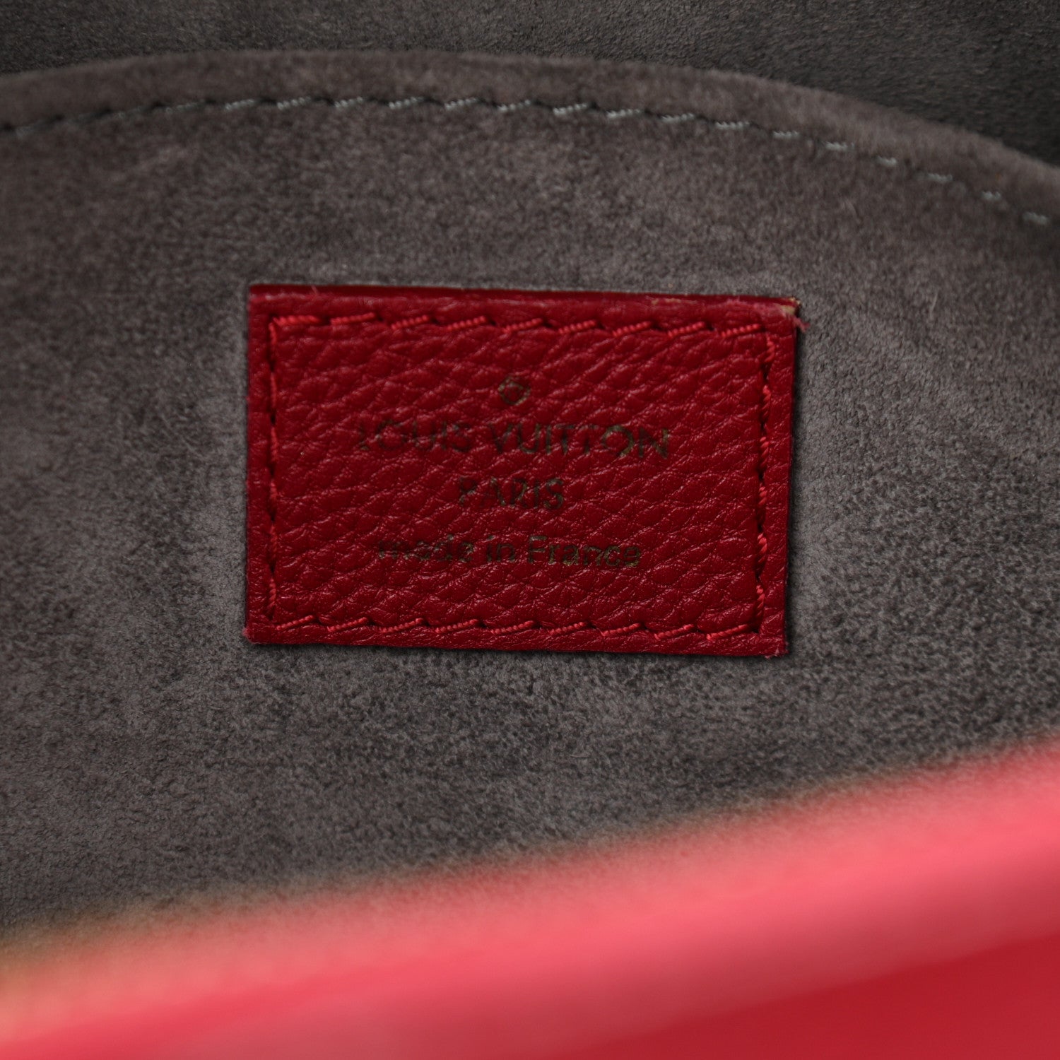 Louis Vuitton Veau Cachemire SC Bag PM Cherry 6 of 12