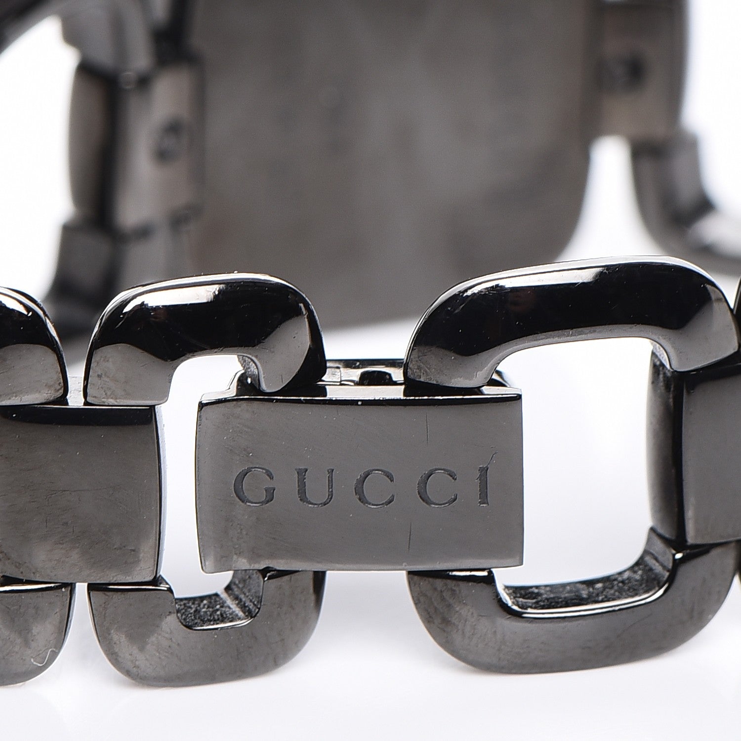 Gucci PVD Stainless Steel 24mm G-Gucci Square Quartz Watch Black 5 of 7