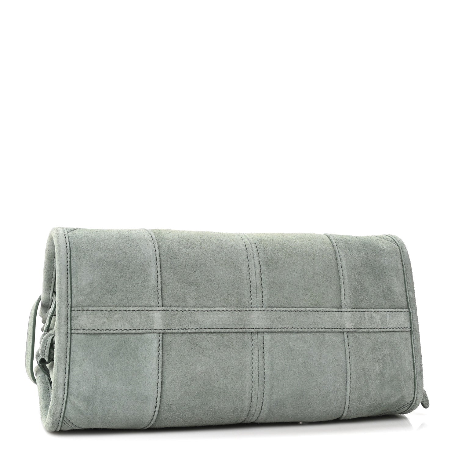 Prada Scamosciato Triangle Small Bonnie Shoulder Bag Salvia 4 of 9