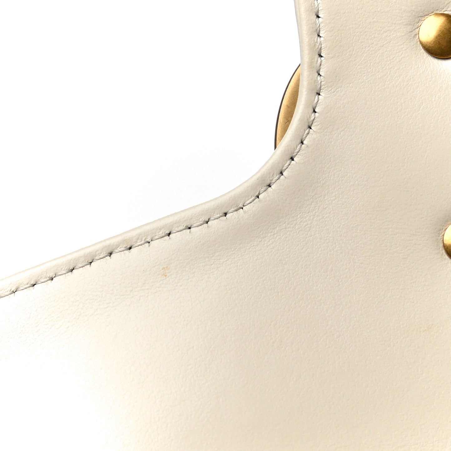 Calfskin Matelasse Small GG Marmont Shoulder Bag White