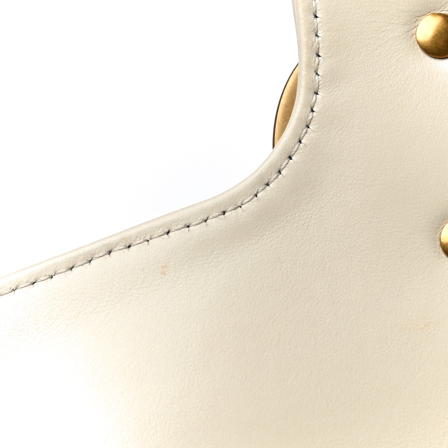 Gucci Calfskin Matelasse Small GG Marmont Shoulder Bag White 13 of 17