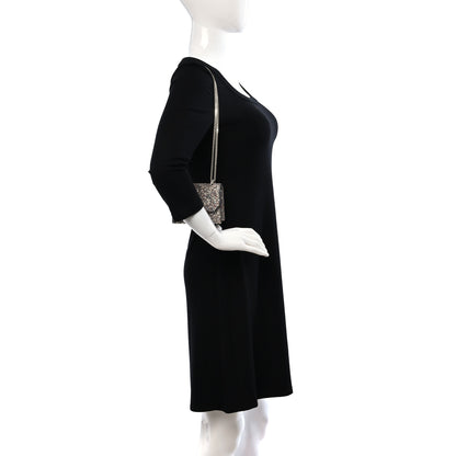 Jimmy Choo Coarse Glitter Mini Paris Crossbody Mochi 2 of 12