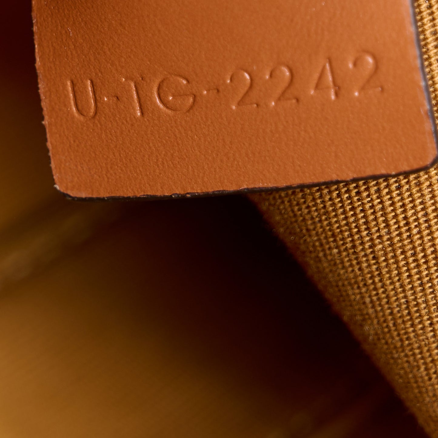 Triomphe Canvas Calfskin Small Bucket Bag Tan
