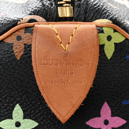 Louis Vuitton Monogram Multicolor Speedy 30 Black 6 of 11