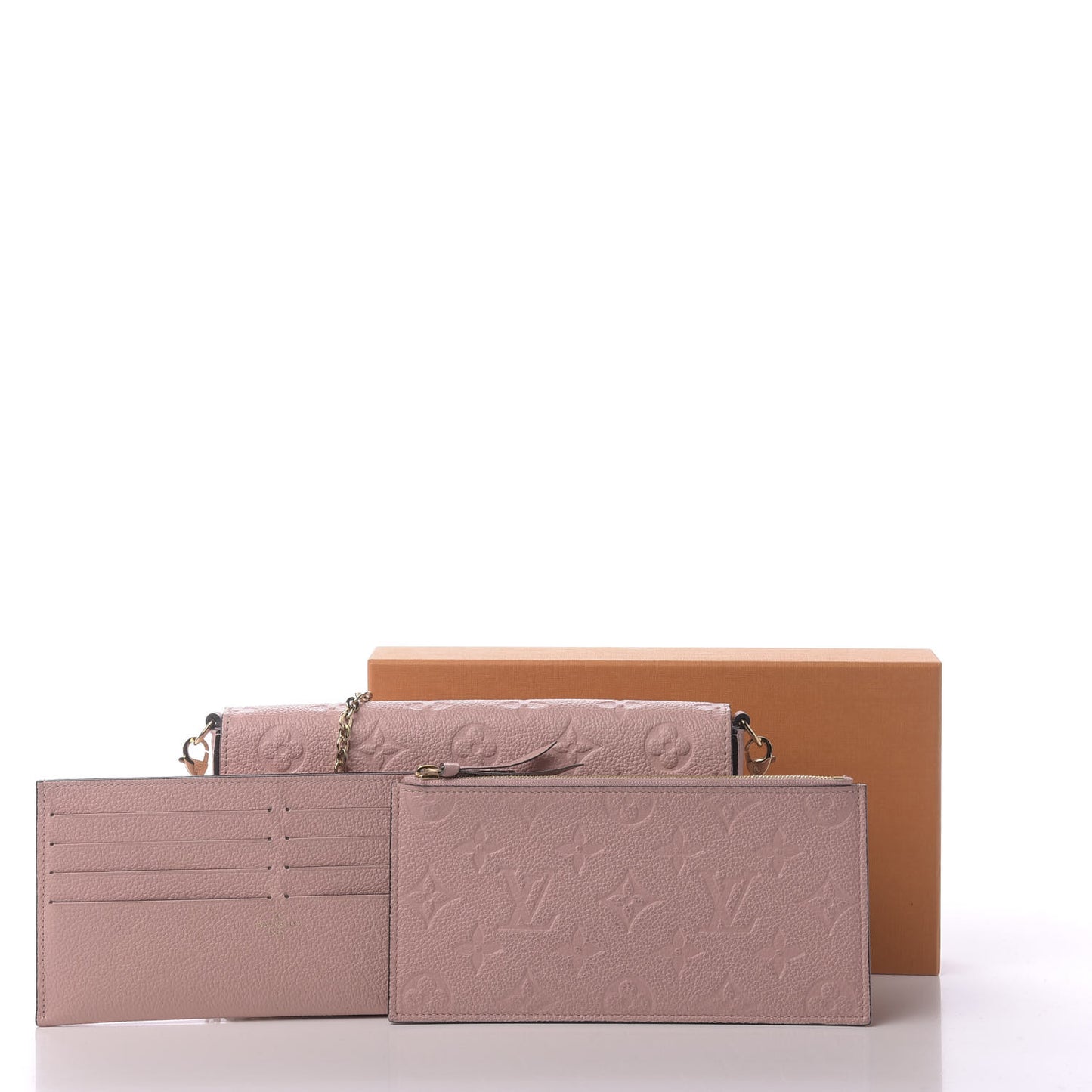 Empreinte Pochette Felicie Chain Wallet Rose Poudre