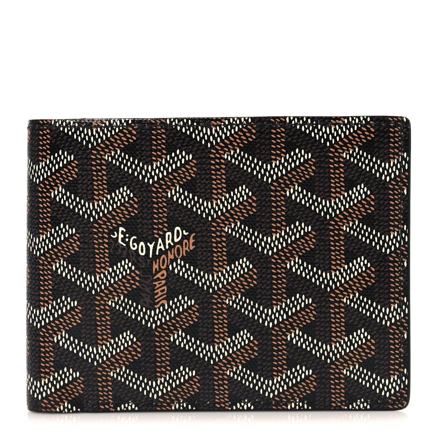 Goyardine Bi-Fold Victoire PM Wallet Black