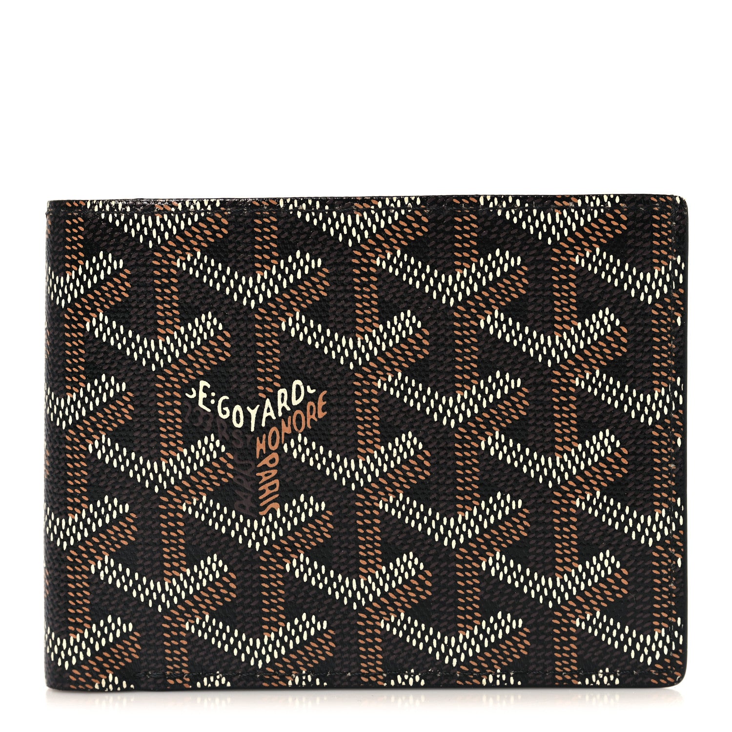 Goyard Goyardine Bi-Fold Victoire PM Wallet Black 1 of 7