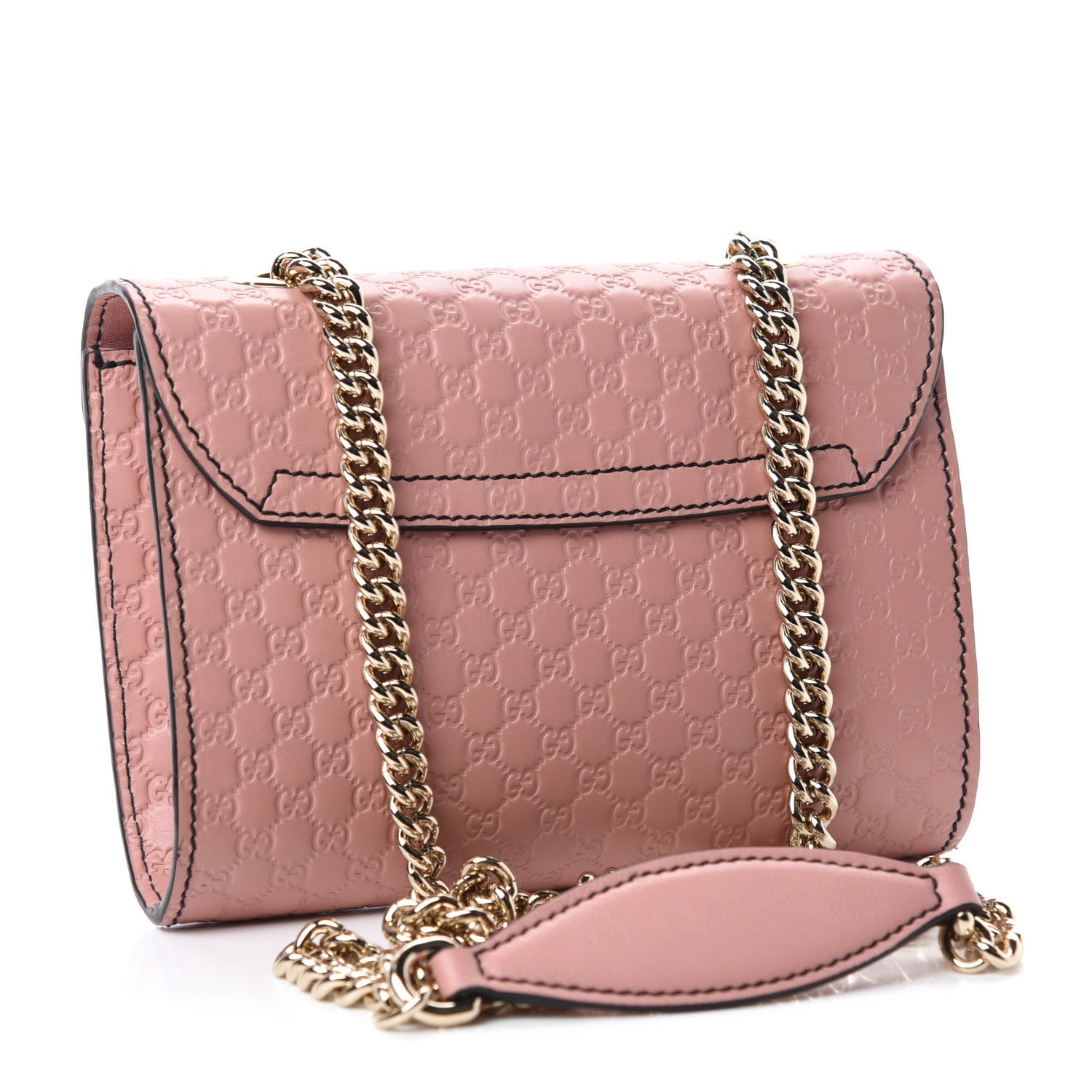 Gucci Microguccissima Mini Emily Shoulder Bag Soft Pink 3 of 10
