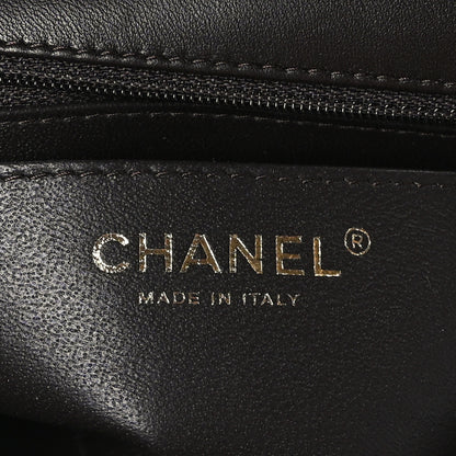 Chanel Lambskin Quilted Mini Square Flap Dark Brown 5 of 8