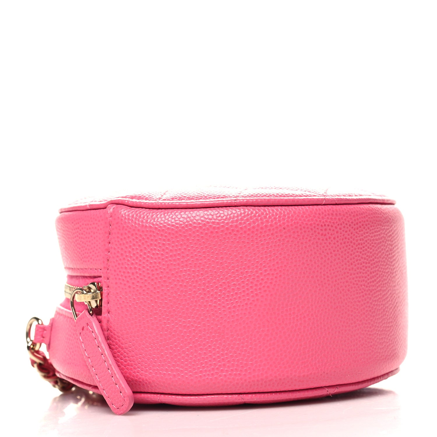 Chanel Caviar Quilted Round Clutch With Chain Pink 4 of 10