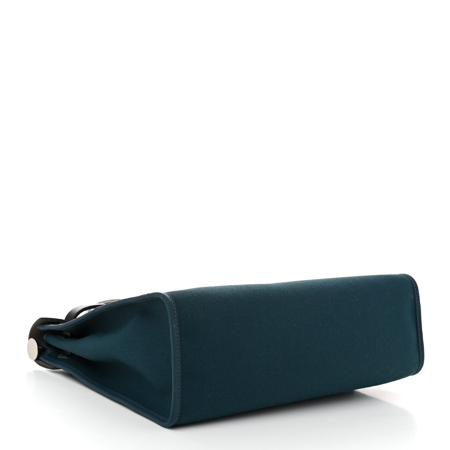 Hermes Military Toile Vache Hunter Herbag Zip 31 PM Bleu Ocean Bleu Indigo 5 of 11