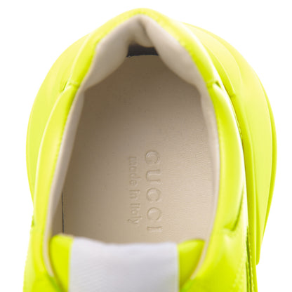 Gucci Calfskin Rhyton Sneakers 37 Fluo Yellow 7 of 9