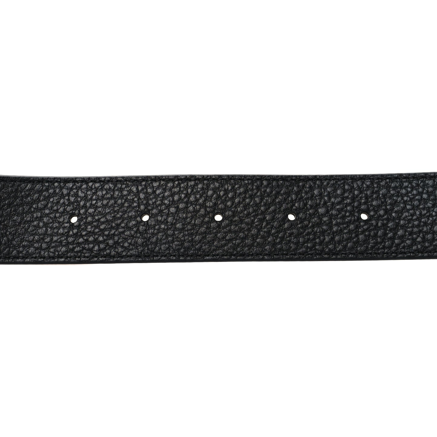 Taurillon Calfskin 30mm LV Initiales Reversible Belt 110 44 Black