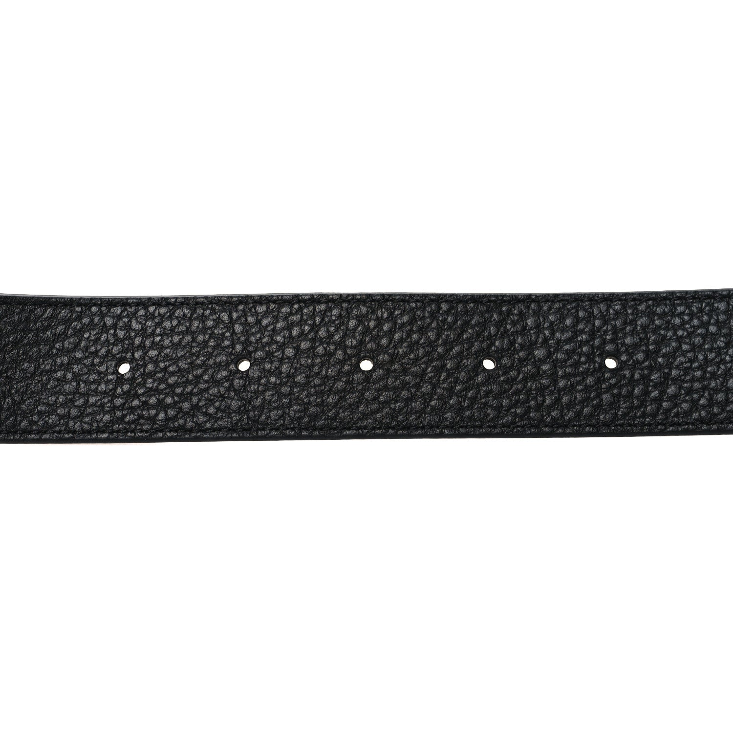 Louis Vuitton Taurillon Calfskin 30mm LV Initiales Reversible Belt 110 44 Black 3 of 5