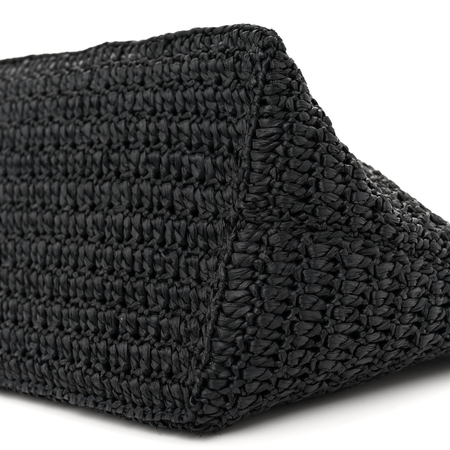 Raffia Le Crossbody Black