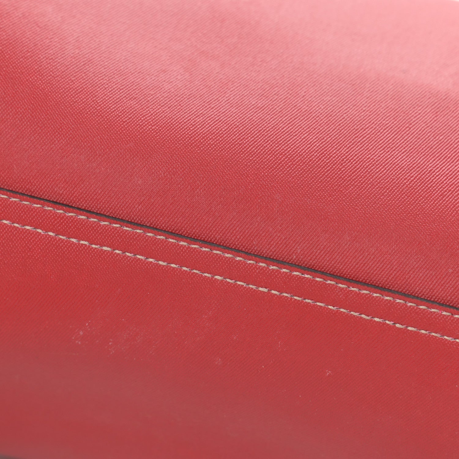 Gucci GG Supreme Medium Reversible Tote Beige Red 17 of 19