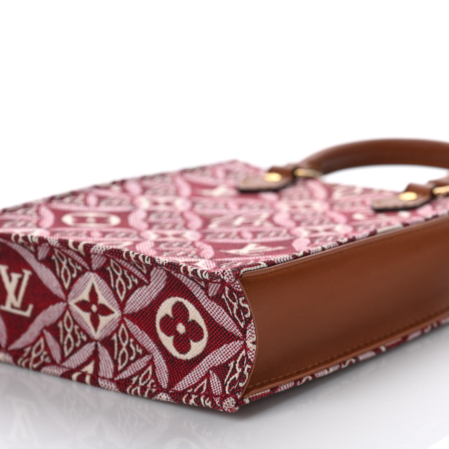 Louis Vuitton Jacquard Since 1854 Petit Sac Plat Bordeaux 8 of 8