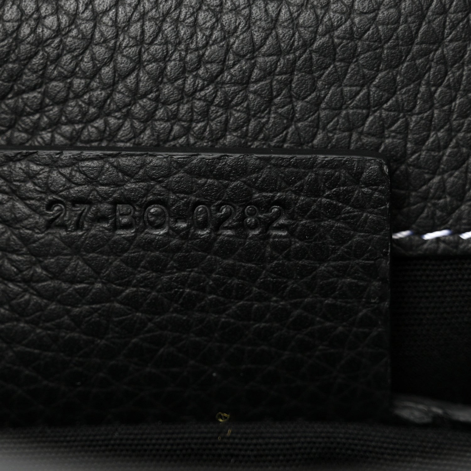 Christian Dior Grained Calfskin Mini Gallop Sling Bag Black 7 of 10