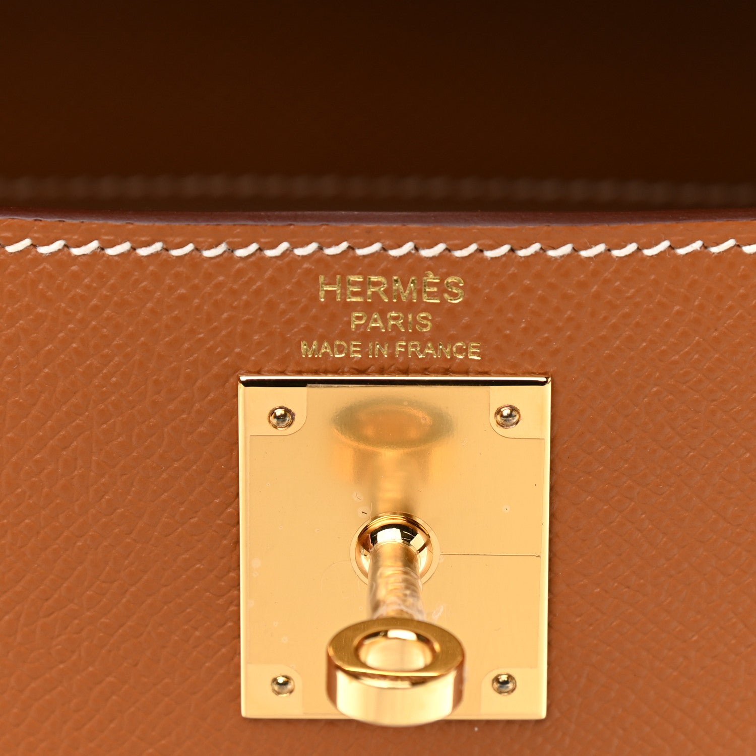 Hermes Epsom Kelly Sellier 28 Gold 7 of 11