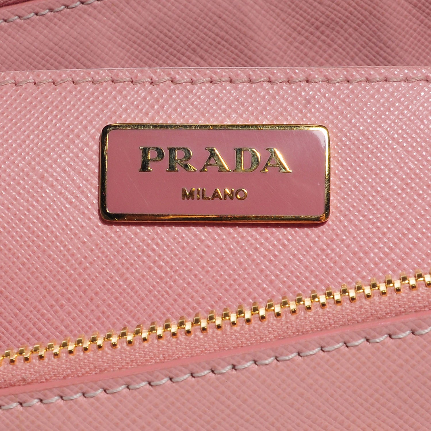 Prada Saffiano Lux Medium Double Zip Tote Orchidea 9 of 11