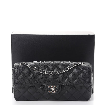 Chanel Caviar Quilted East West Flap Black 8 of 8