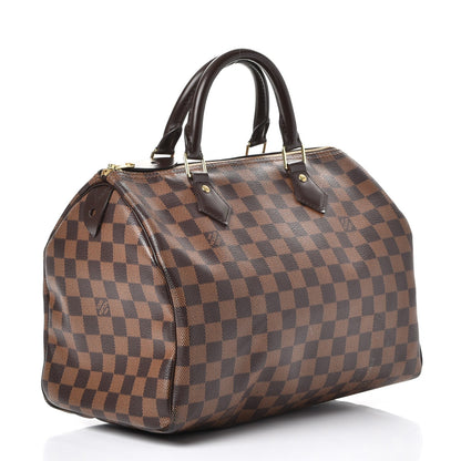 Louis Vuitton Damier Ebene Speedy 30 3 of 8