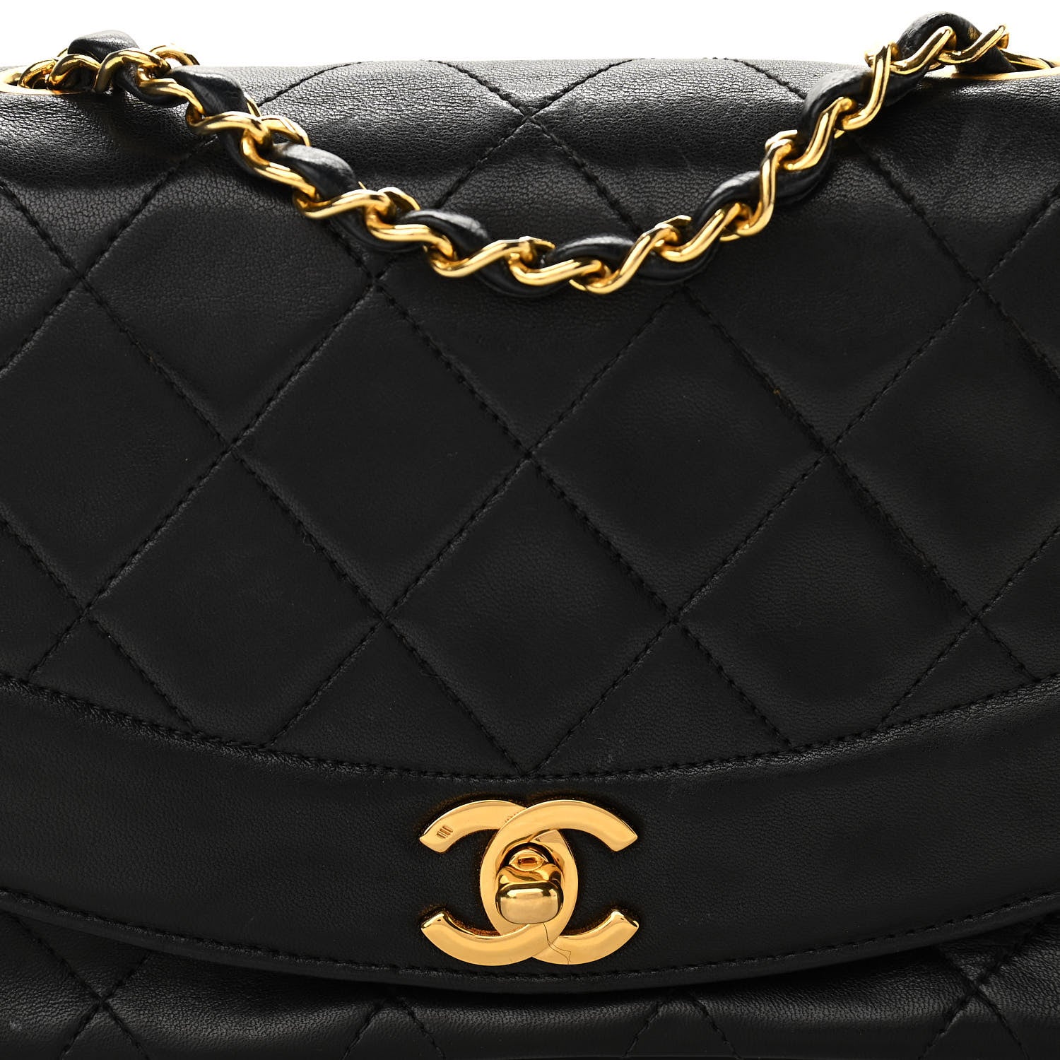 Chanel Lambskin Quilted Small Single Flap Black 7 of 8