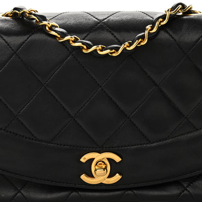 Chanel Lambskin Quilted Small Single Flap Black 7 of 8